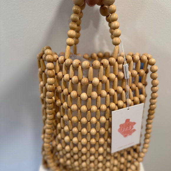 Wood Bead Bag - Picture 3 of 4